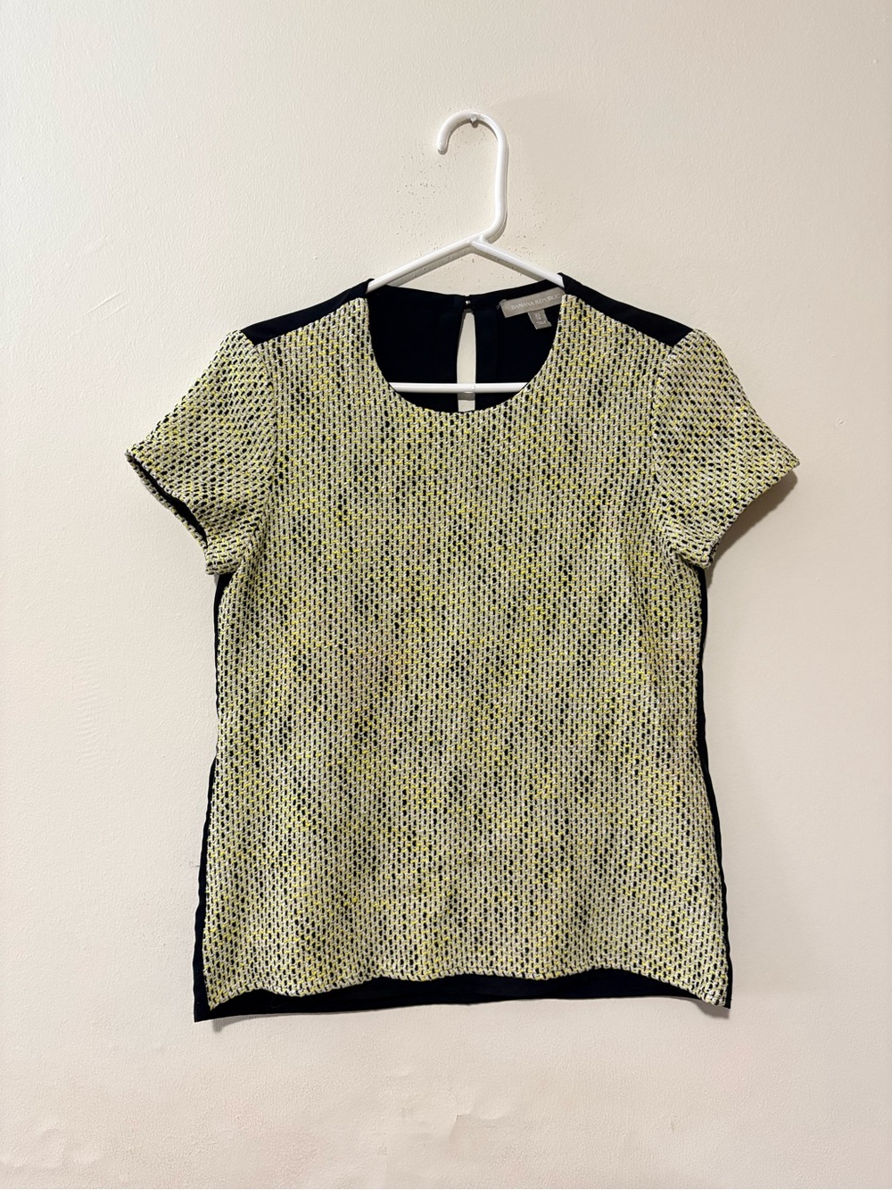 Banana Republic tweed textured shirt